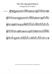 The Star Spangled Banner - Tenor Saxophone