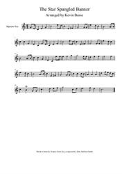The Star Spangled Banner - Soprano Saxophone