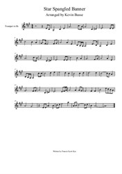 Star Spangled Banner (4/4 time) - Trumpet