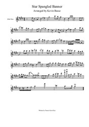 Star Spangled Banner - Alto Sax Solo by Kevin Busse